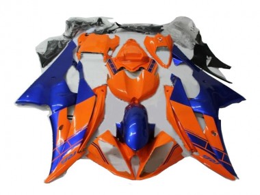 Yamaha R6 2008-2016 Verkleidungen - Orange Blau