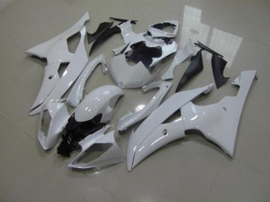 Yamaha R6 2008-2016 Verkleidungen - Perl Weiß Ohne Aufkleber