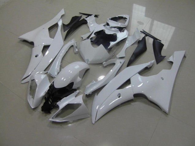 Yamaha R6 2008-2016 Verkleidungen - Perl Weiß Ohne Aufkleber