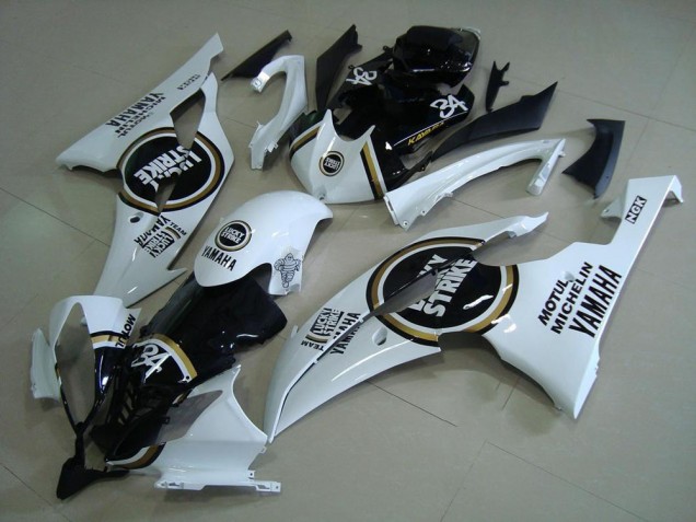 Yamaha R6 2008-2016 Verkleidungen - Schwarzer Lucky Strike