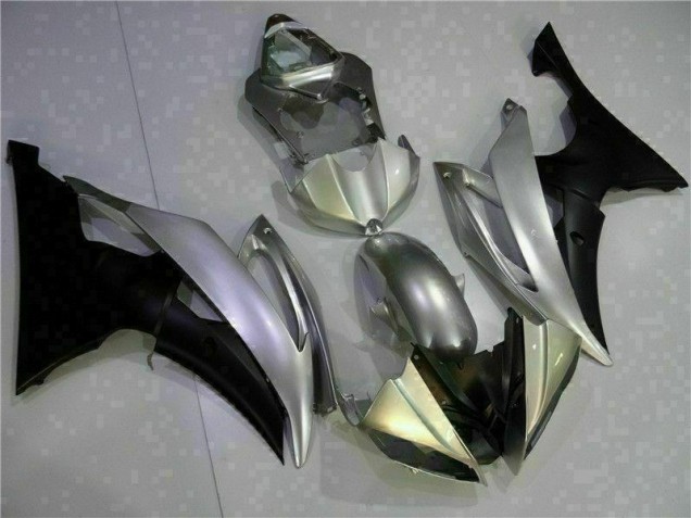Yamaha R6 2008-2016 Verkleidungen - Silber Schwarz