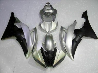 Yamaha R6 2008-2016 Verkleidungen - Silber Schwarz