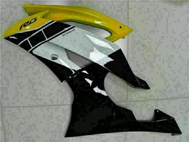 Yamaha R6 2008-2016 Vollverkleidung - Gelb Schwarz Yamaha R6 2008-2016 Vollverkleidung - Gelb Schwarz