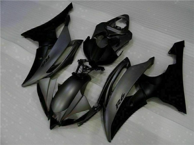 Yamaha R6 2008-2016 Vollverkleidung - Matt Schwarz