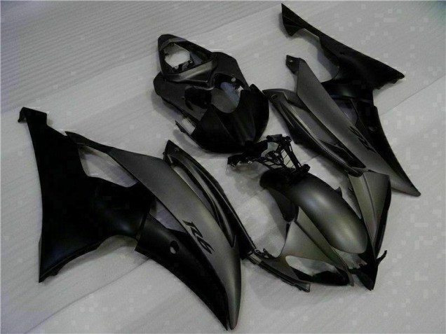 Yamaha R6 2008-2016 Vollverkleidung - Matt Schwarz