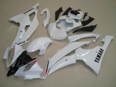 Yamaha R6 2008-2016 Vollverkleidung - Perl Weiß