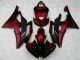 Yamaha R6 2008-2016 Vollverkleidung - Rot Schwarz